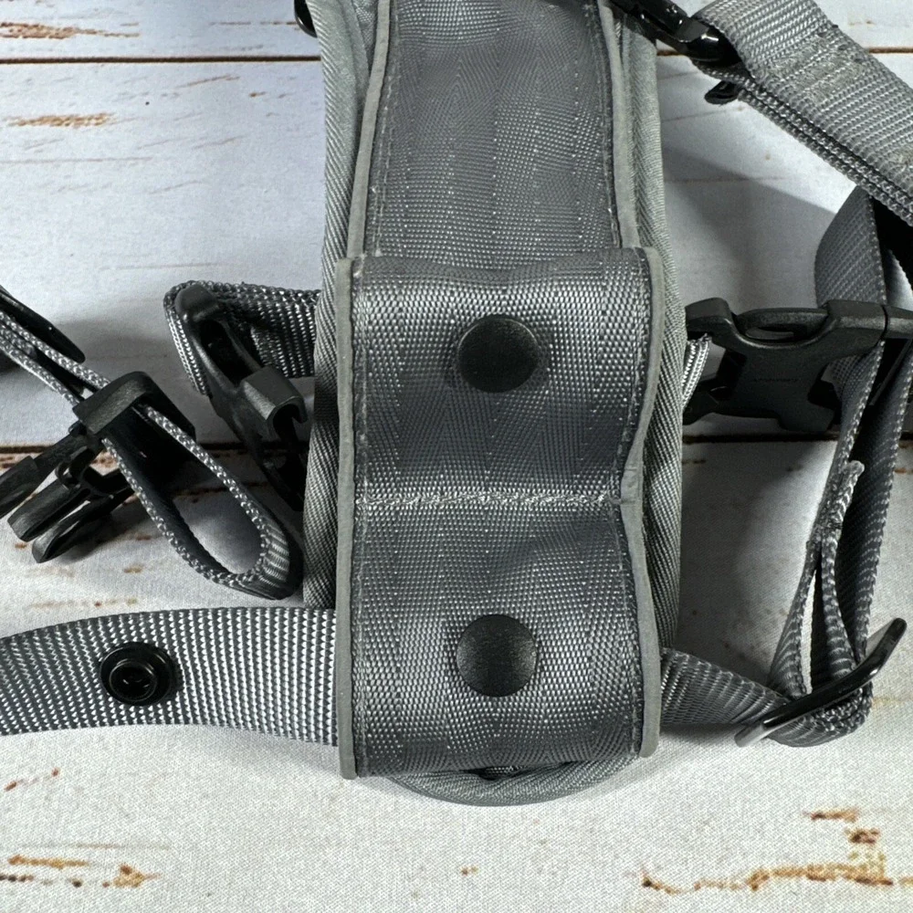 Kurgo Journey Air Dog Harness Gray Size Large No-Pull Chest Plate Padded